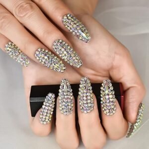 Reusable 3D Crystal Fake Acrylic Diamonds nails