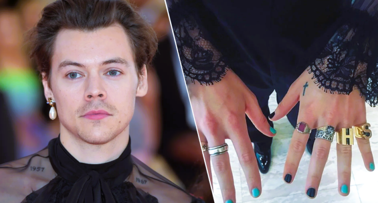 harry styles wear nail polish