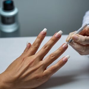 image of a medical treatment for nails