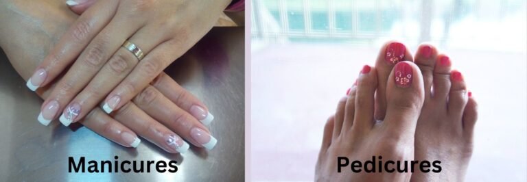 image of manicures and pedicures